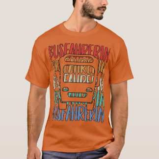 T-shirt conducteur d'autobus scolaire conducteur d'autobus