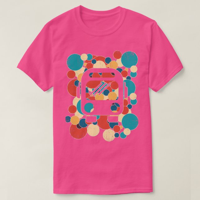 T-shirt conducteur d'autobus scolaire conducteur d'autobus (Design devant)