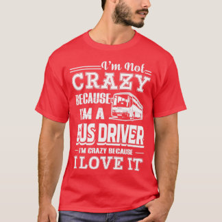 T-shirt Conducteur De Bus Aimer Être Conducteur De Bus