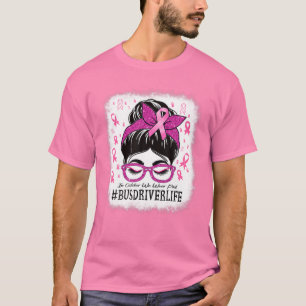 T-shirt Conducteur De Bus En Octobre Nous Portons Le Cance