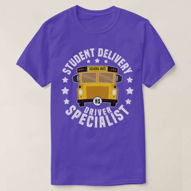T-shirt Conducteur De Bus Parfait Conduite Design Devis Ét (Design devant)