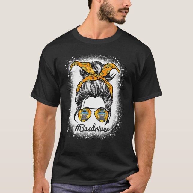 T-shirt Conducteur de bus pour femmes Vie Messeuse Bun Hai (Devant)