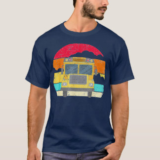 T-shirt Conducteur De Bus Rétro Et Bus De L'École Busman V