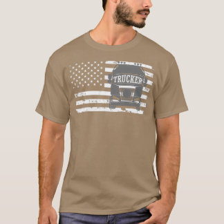 T-shirt Conducteur de camion américain en détresse