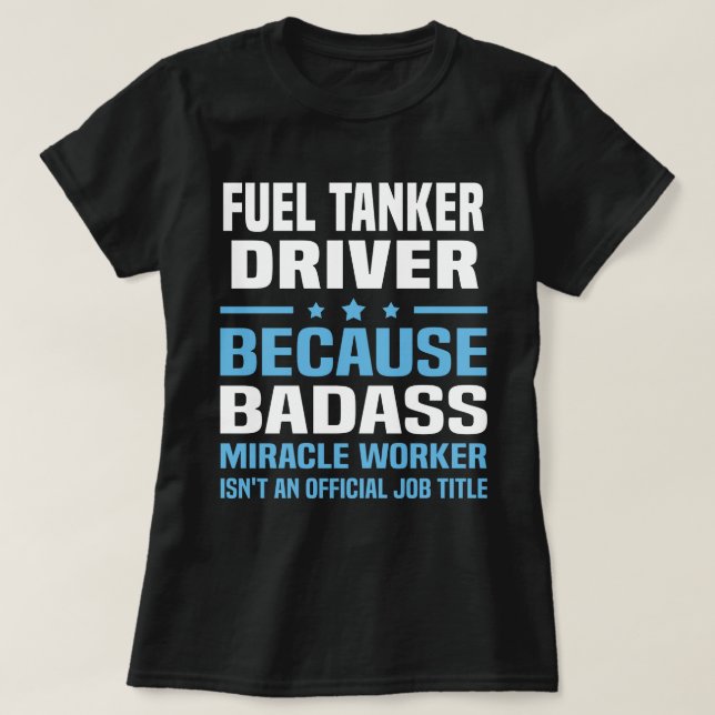 T-shirt Conducteur de camion carburant (Design devant)