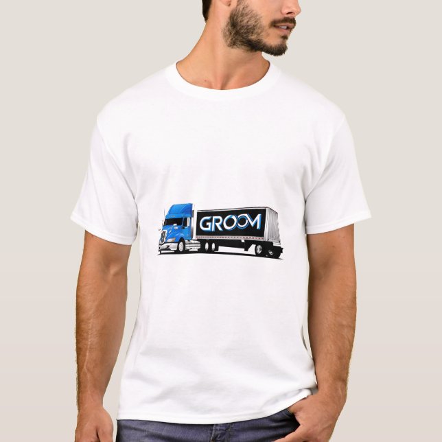 T-shirt Conducteur de camion de chambre professionnelle (Devant)