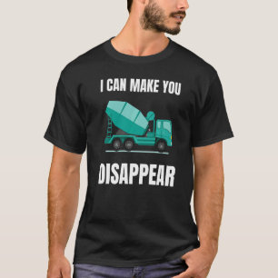 T-shirt Conducteur de camion de mélange de ciment de béton