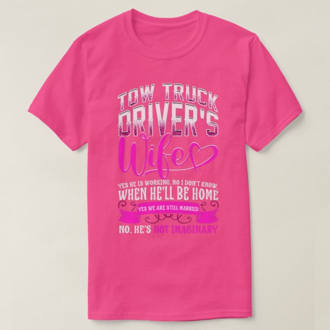 T-shirt Conducteur de camion de remorque femme-cadeau Truc (Design devant)