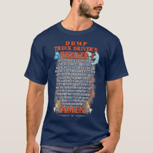 T-shirt Conducteur de camion de vidage fidèle
