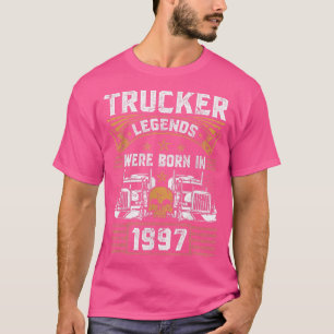 T-shirt Conducteur De Camion Légende Anniversaire Trucker 