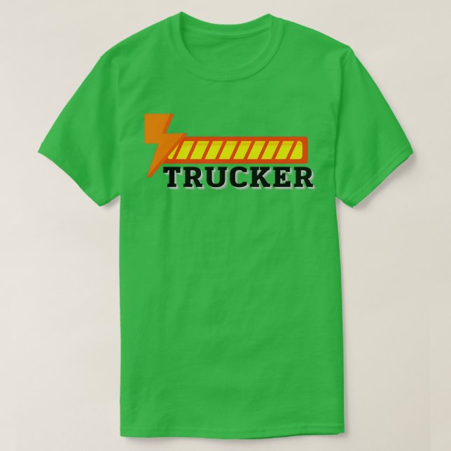 T-shirt Conducteur de camion Meilleur camion Conducteur de (Design devant)