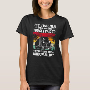 T-shirt Conducteur De Camion Semi Pour Hommes Femmes