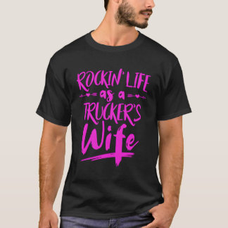 T-shirt Conducteur De Camion Semi Pour Les Épouses De Cami