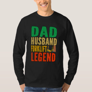 T-shirt Conducteur de chariot élévateur entrepôt Papa Homm