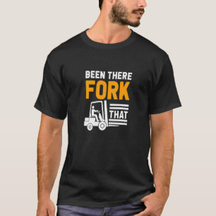 T-shirt Conducteur de chariot élévateur Entrepôt Travaille