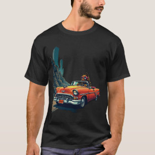 T-shirt Conducteur de chat post-apocalyptique Survie dans 