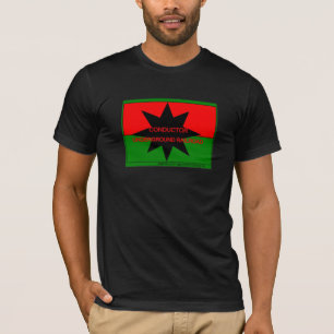T-shirt conducteur de chemin de fer souterrain