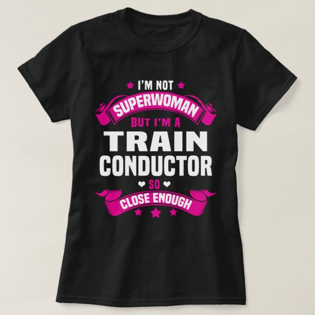 T-shirt Conducteur de train (Design devant)