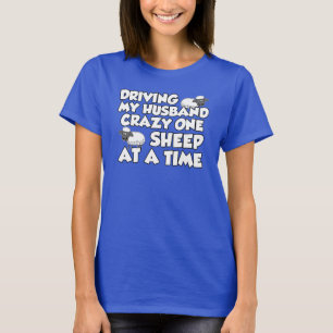T-shirt Conduire un mari fou un mouton