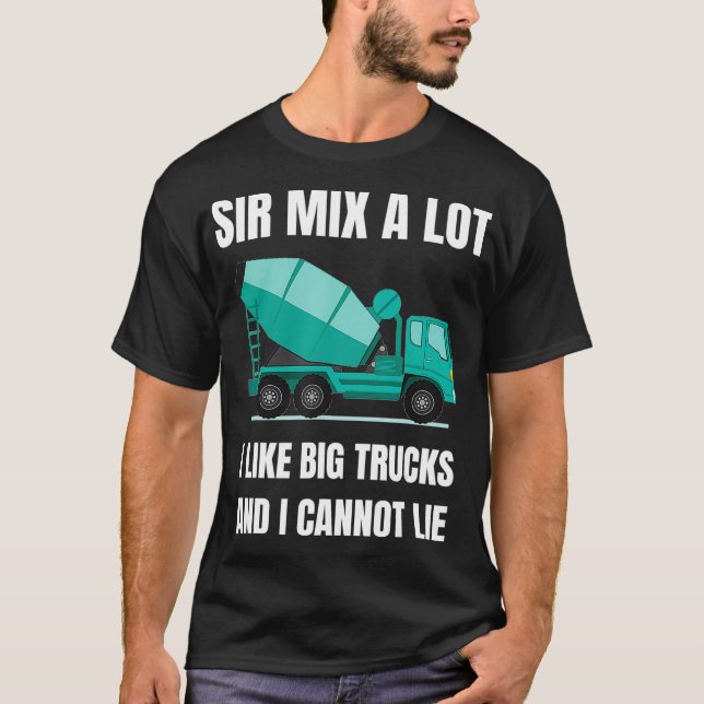 T-shirt Conduit Mixer ciment Mixer Camion Conducteur Cadea (Devant)