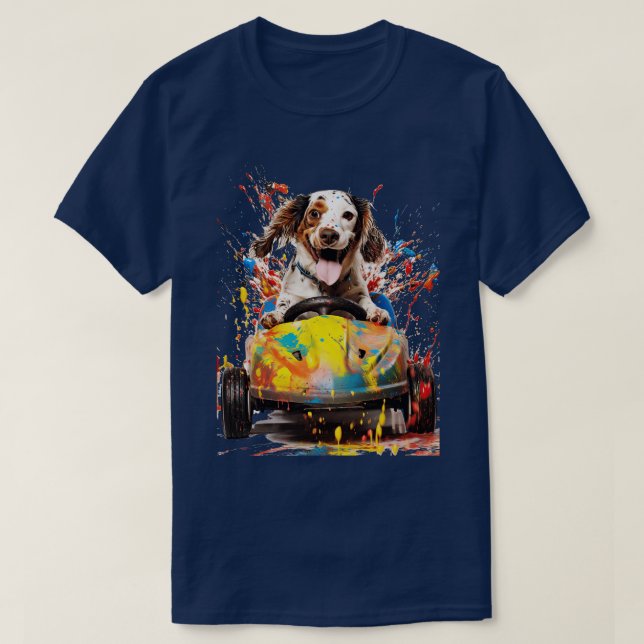 T-shirt Conduite de chiens (Design devant)