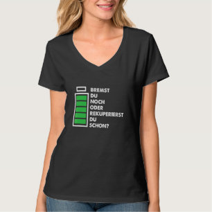T-shirt Conduite de la batterie de voiture électrique de r