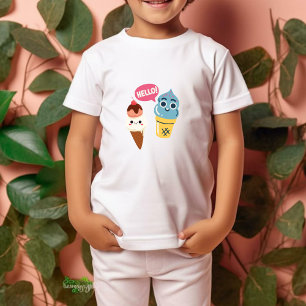 T-shirt cône de crème glacée