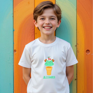 T-shirt cône de crème glacée