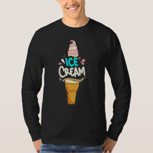 T-shirt Cone de crème glacée - Vacances estivales Crème gl