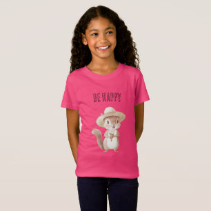 T-Shirt Cône de glace de l'écureuil heureux