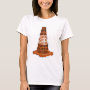 T-shirt Cône de route Orange Taraffic cône
