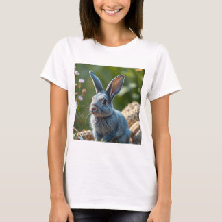 T-shirt Conejo en la Naturaleza
