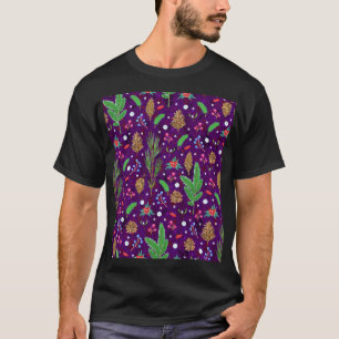 T-shirt Cones de pin de Noël : Festive sans mer
