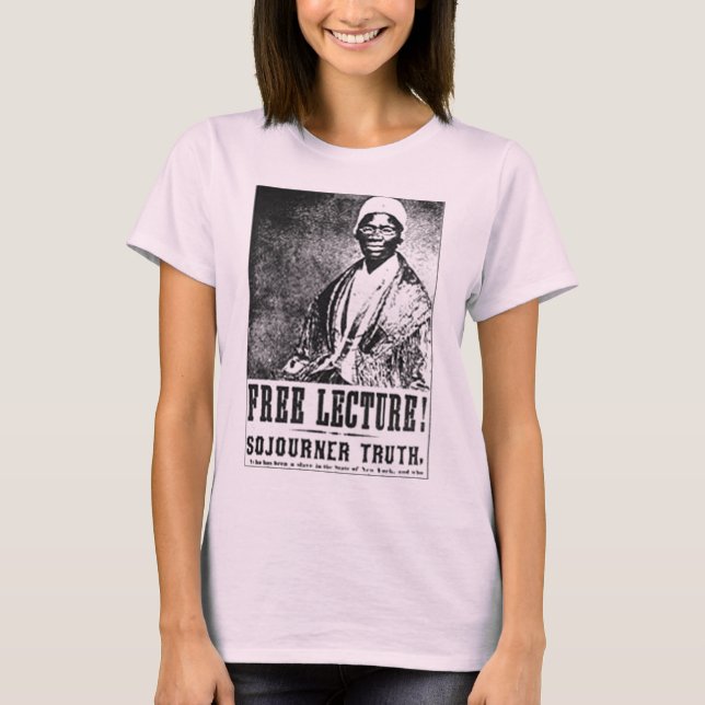 T-shirt Conférence libre historique de vérité de Sojourner (Devant)