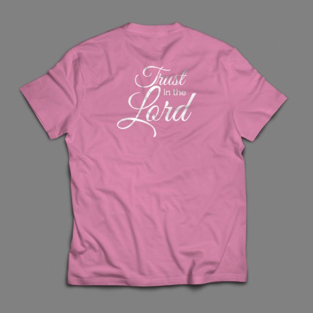 T-shirt Confiance dans le Lord Traditionnel Inspirational  (Créateur téléchargé)