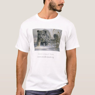 T-shirt Confiance de léopard de neige