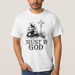 T-shirt Confiance En Dieu, Cowboy