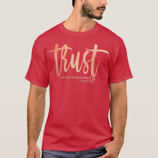 T-shirt Confiance en Dieu Foi chrétienne Jésus Christ