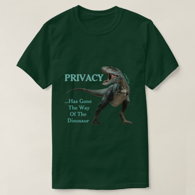T-shirt Confidentialité - Une chemise MisterP (Design devant)