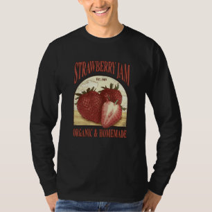 T-shirt Confiture de Fraises Biologique et Faite Maison
