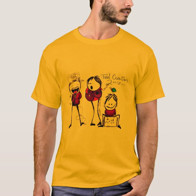 T-shirt CONFITURE de villes jumelles - 2016 - (Devant)