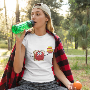 T-shirt Confiture sur du pain grillé