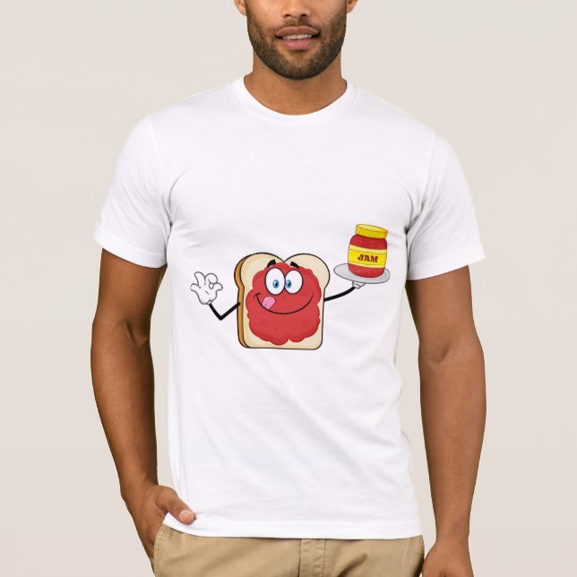 T-shirt Confiture sur le pain grillé (Devant)