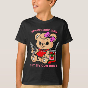 T-shirt Confitures de fraises mais mon pistolet ne fait pa