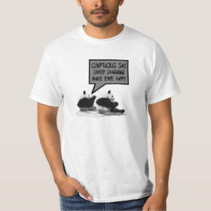 T-shirt Confucius disent la valeur