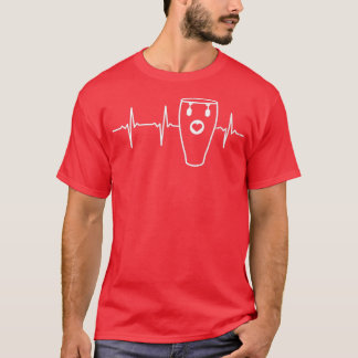 T-shirt Conga cadeau ECG Heartbeat