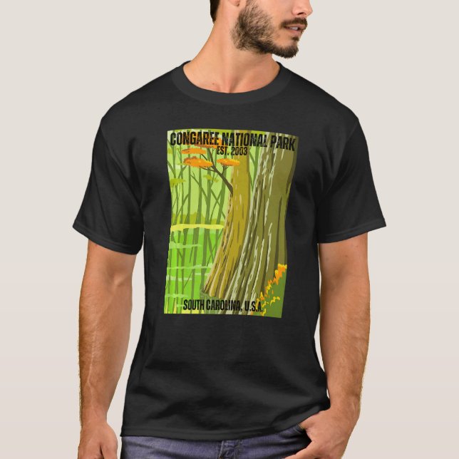 T-shirt Congaree National Park South Carolina State Souven (Devant)
