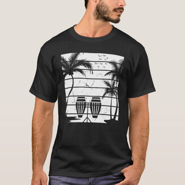 T-shirt Congas Conga Lecteur Conga Tambons (Devant)