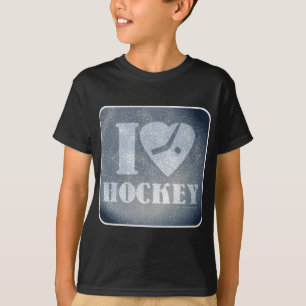 T-shirt Congelé I Heart Hockey Logo sportif épique