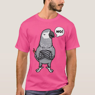 T-shirt Congo Afrique Gris Perroquet 1